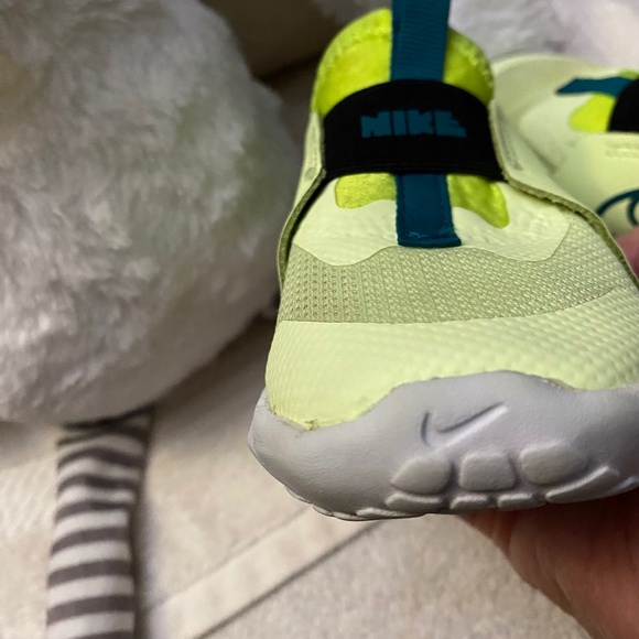 Nike Baby Toddler Summer Lime Green Slip On Flex Runners Sneakers - Picture 10 of 16